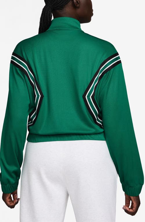 Jordan Brooklyn Track Jacket In Green