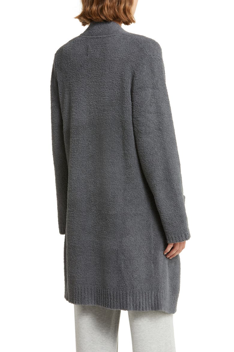 Kallie Longline Cardigan, Alternate, color, OBSIDIAN