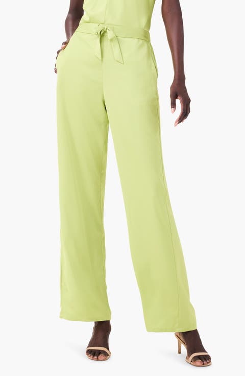 Crepe Wide Leg Pants