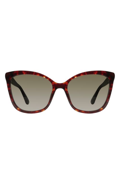 Stuart Weitzman 56mm Gradient Butterfly Sunglasses