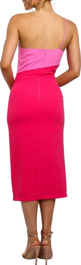 Xiomar One-Shoulder Midi Dress