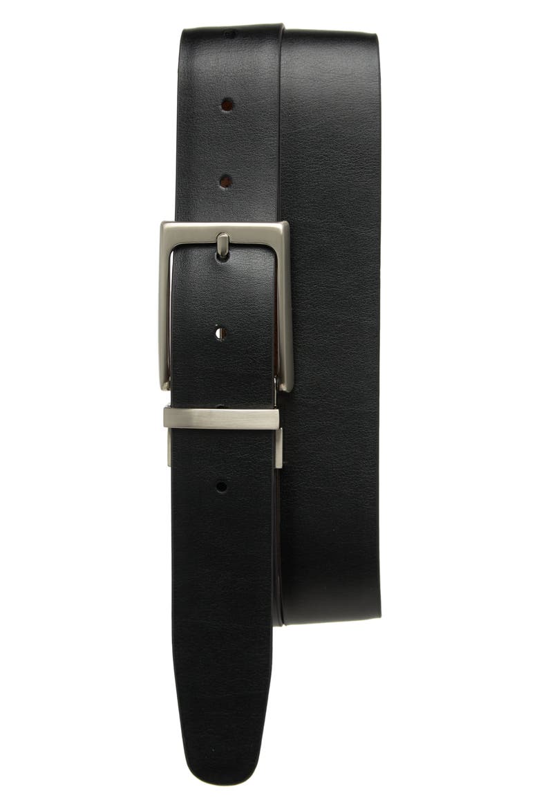 Perforated Reversible Belt, Alternate, color, TAN