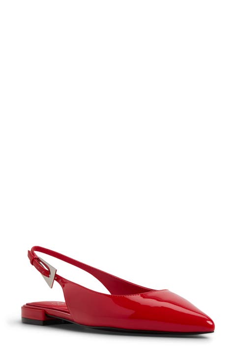 Kristell Pointed Toe Slingback Flat (Women)