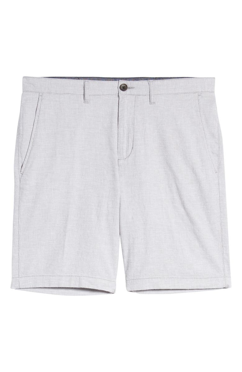 NORDSTROM MEN'S SHOP Linen Blend Chino Shorts, Alternate, color, 