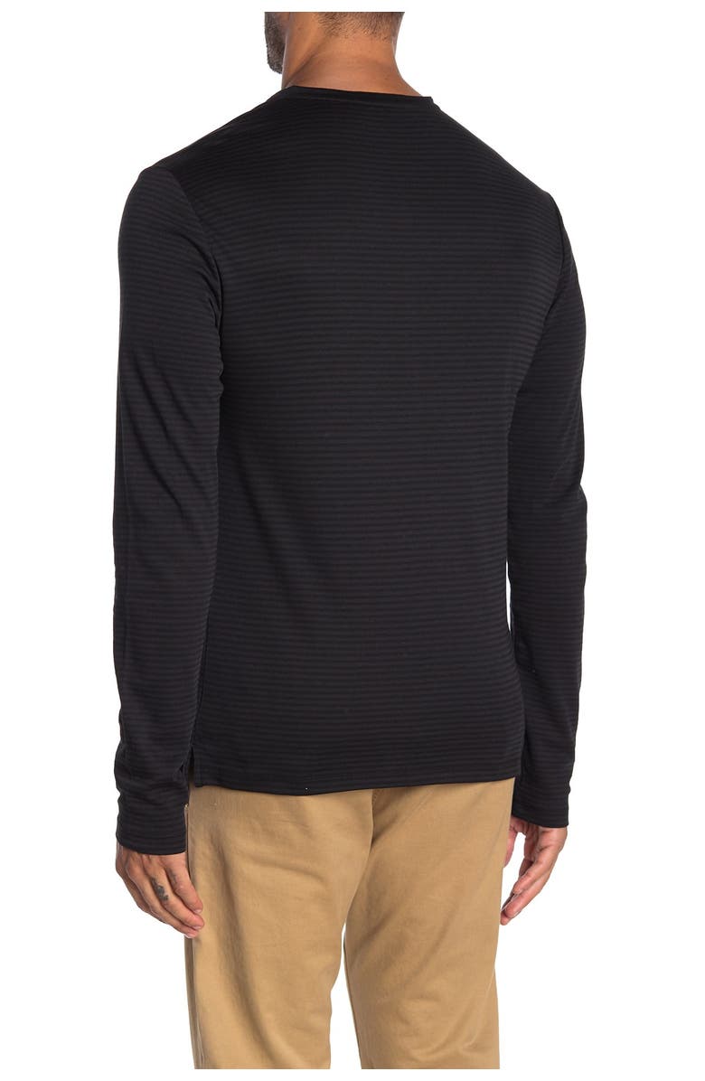 Robert Barakett Colton Stripe Long Sleeve Henley T-Shirt, Alternate, color, 