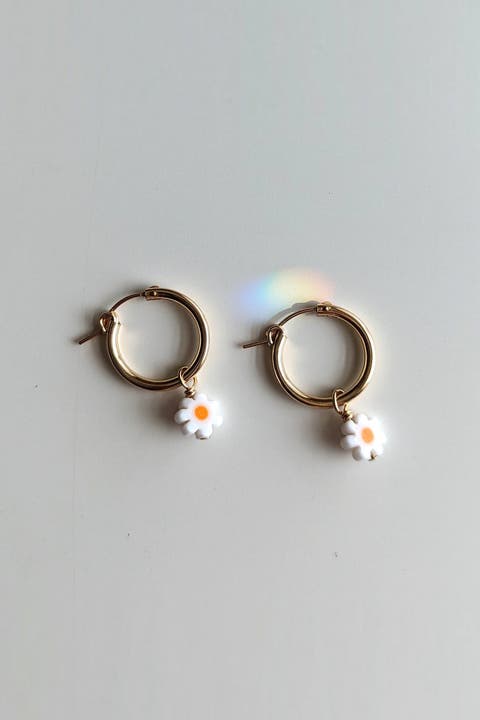 Charm Hoop Earrings