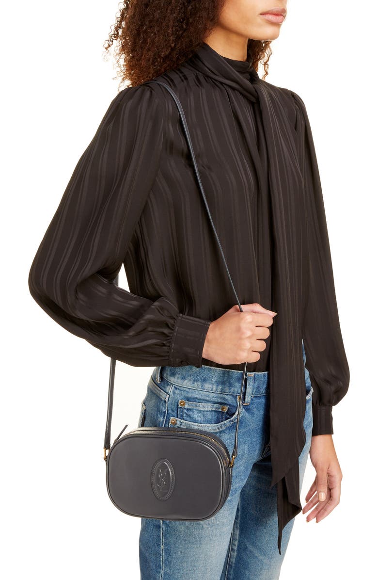 Saint Laurent Le 61 Leather Camera Bag, Alternate, color,