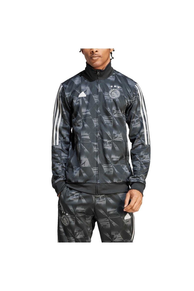 Men's adidas Black Ajax Lifestyle Full-Zip Track Top, Main, color, Black