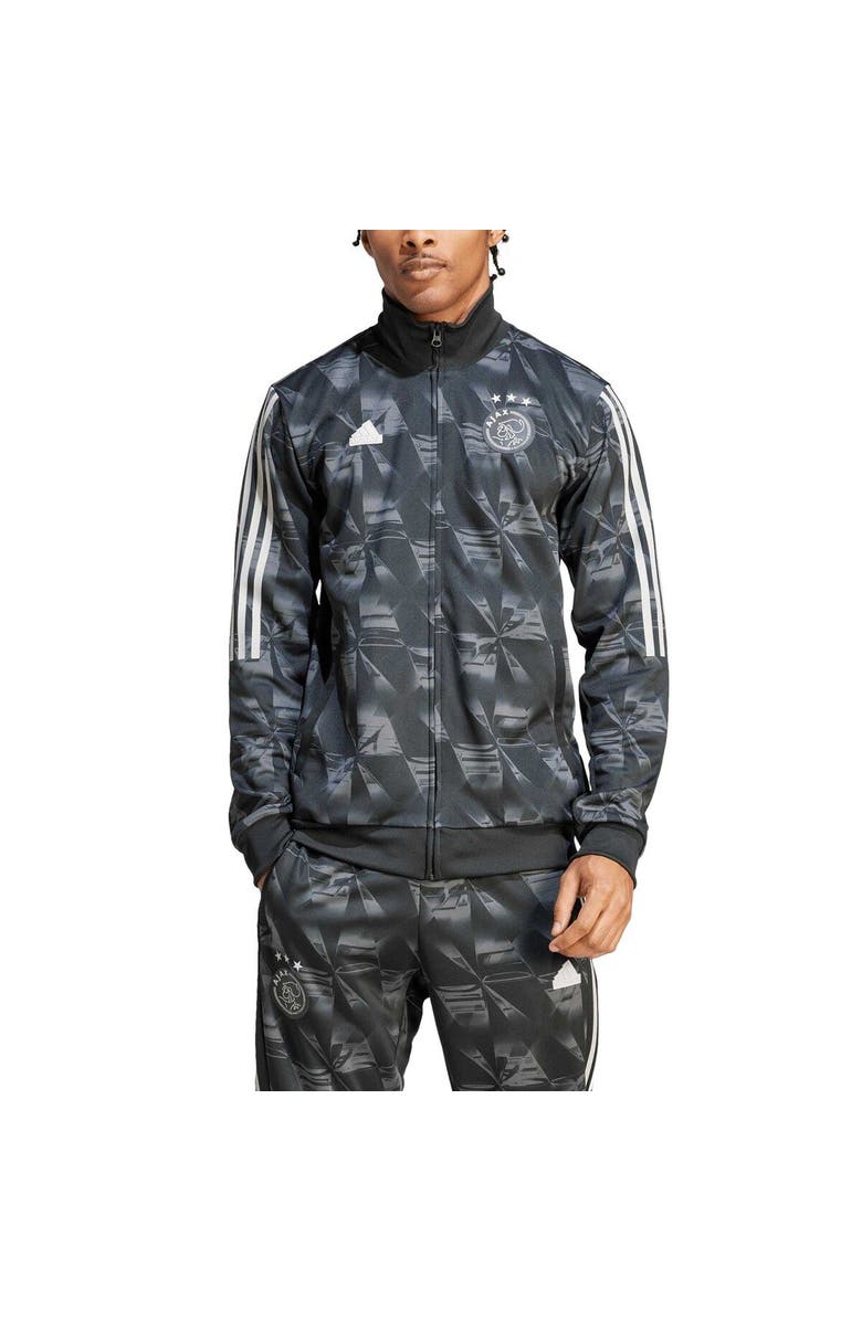 adidas Men's adidas Black Ajax Lifestyle Full-Zip Track Top, Main, color, Black
