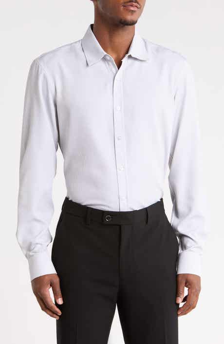 Printed Performance Stretch Long Sleeve Shirt