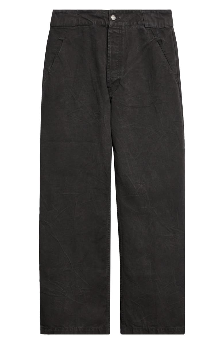 Fear of God Washed Canvas Utility Pants, Main, color, Washed Black