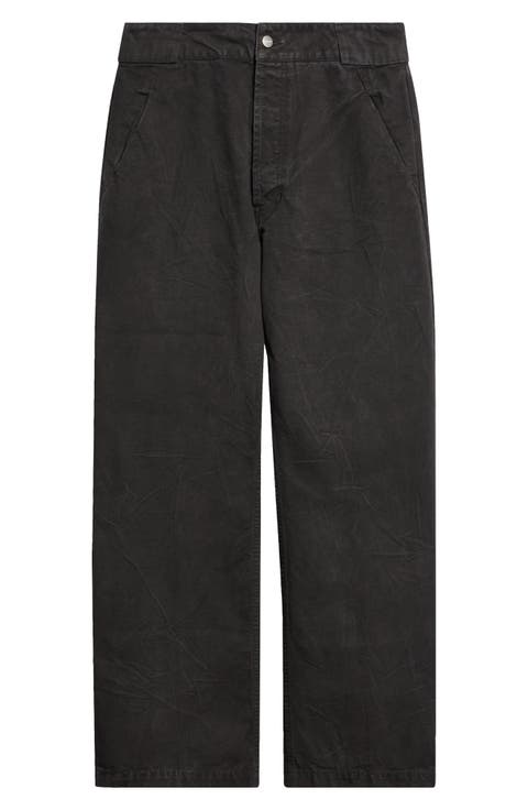 Washed Canvas Utility Pants