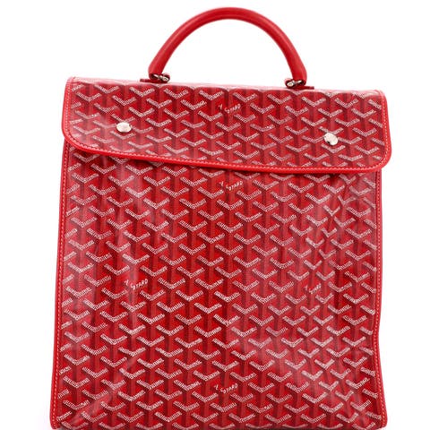 Saint Leger Briefcase Backpack Coated Canvas