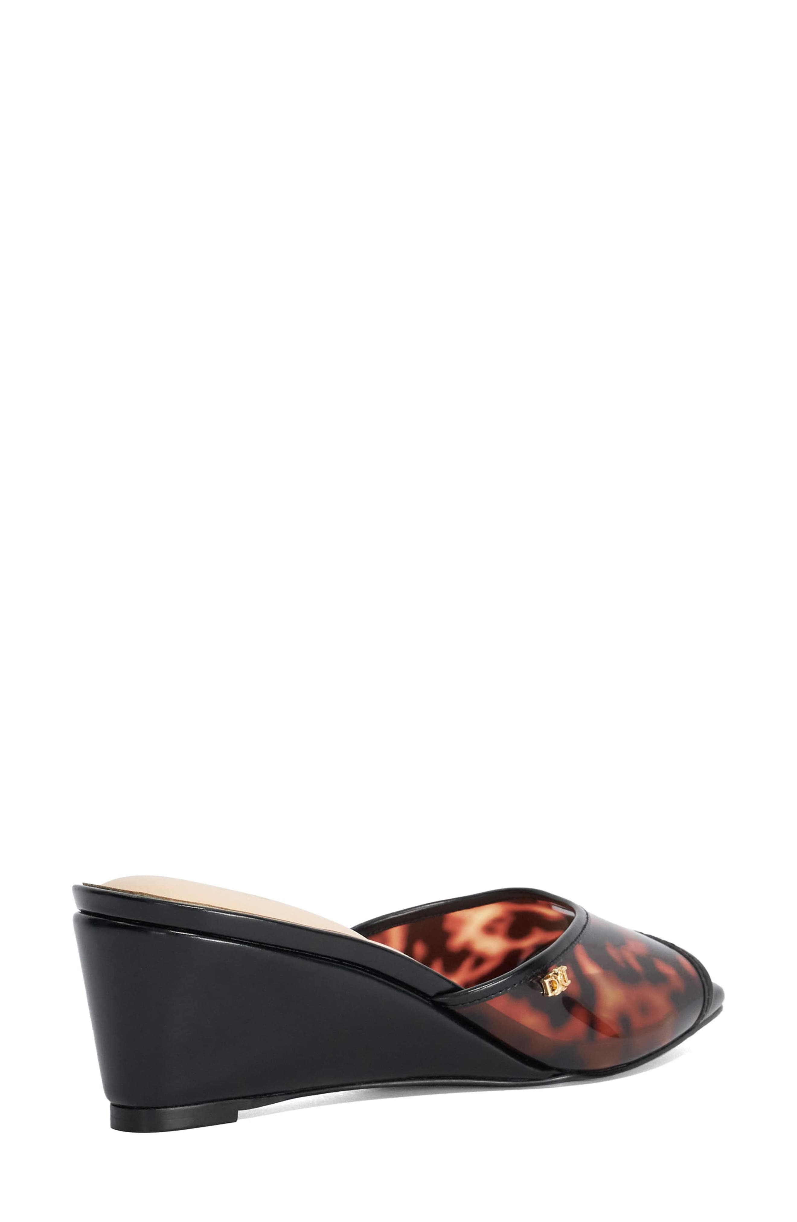 Dune London Meerkats Wedge Slide Sandal, Alternate, color, Multi