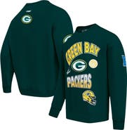 PRO STANDARD Men's Pro Standard Green Green Bay Packers Turn It Up Drop Shoulder Pullover Sweatshirt