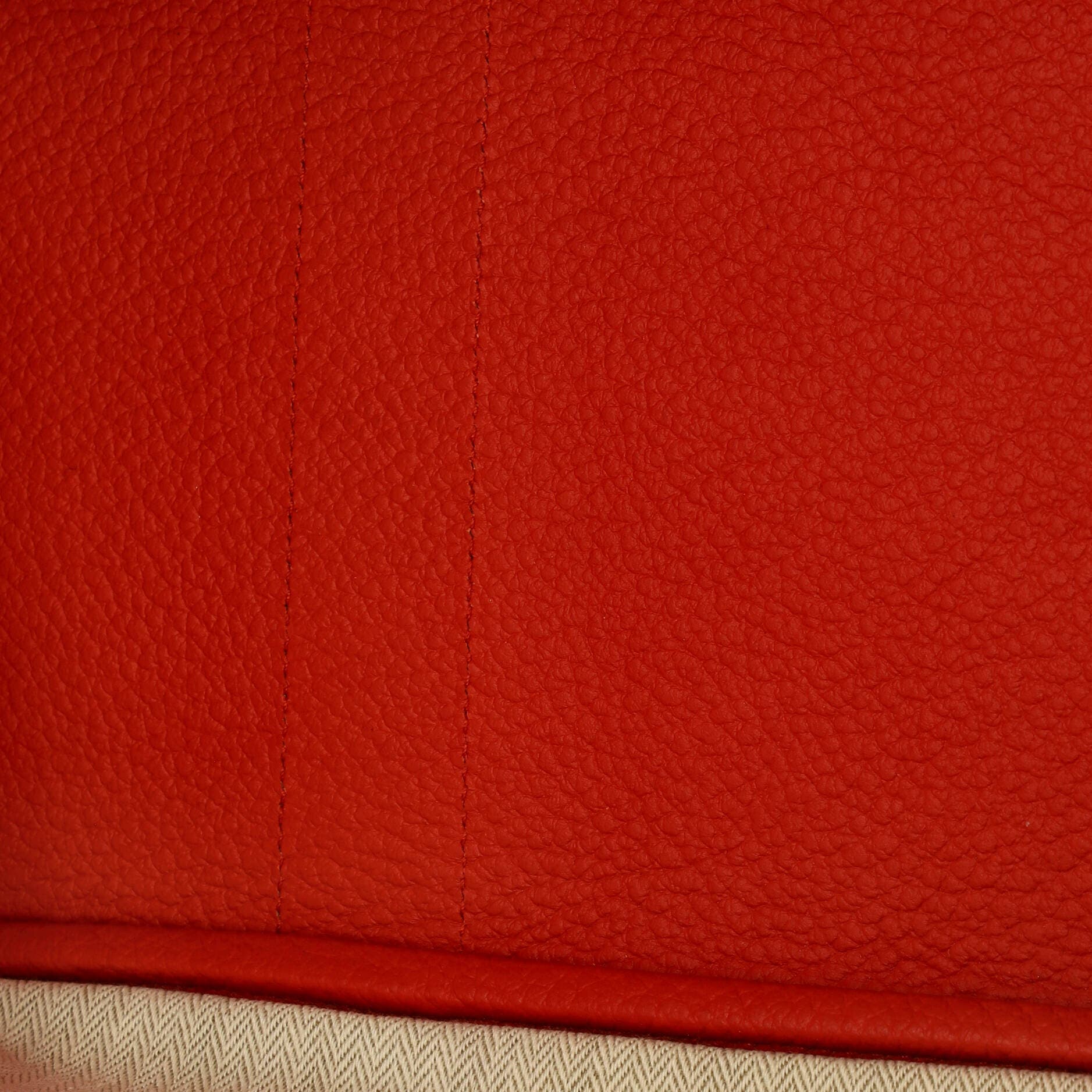 Pre-Owned Hermes Garden Party Tote Leather 36, Alternate, color, Rouge Tomate