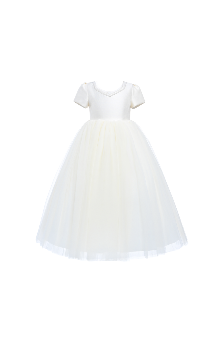 Tulleen Yvette Dress, Main, color, Ivory
