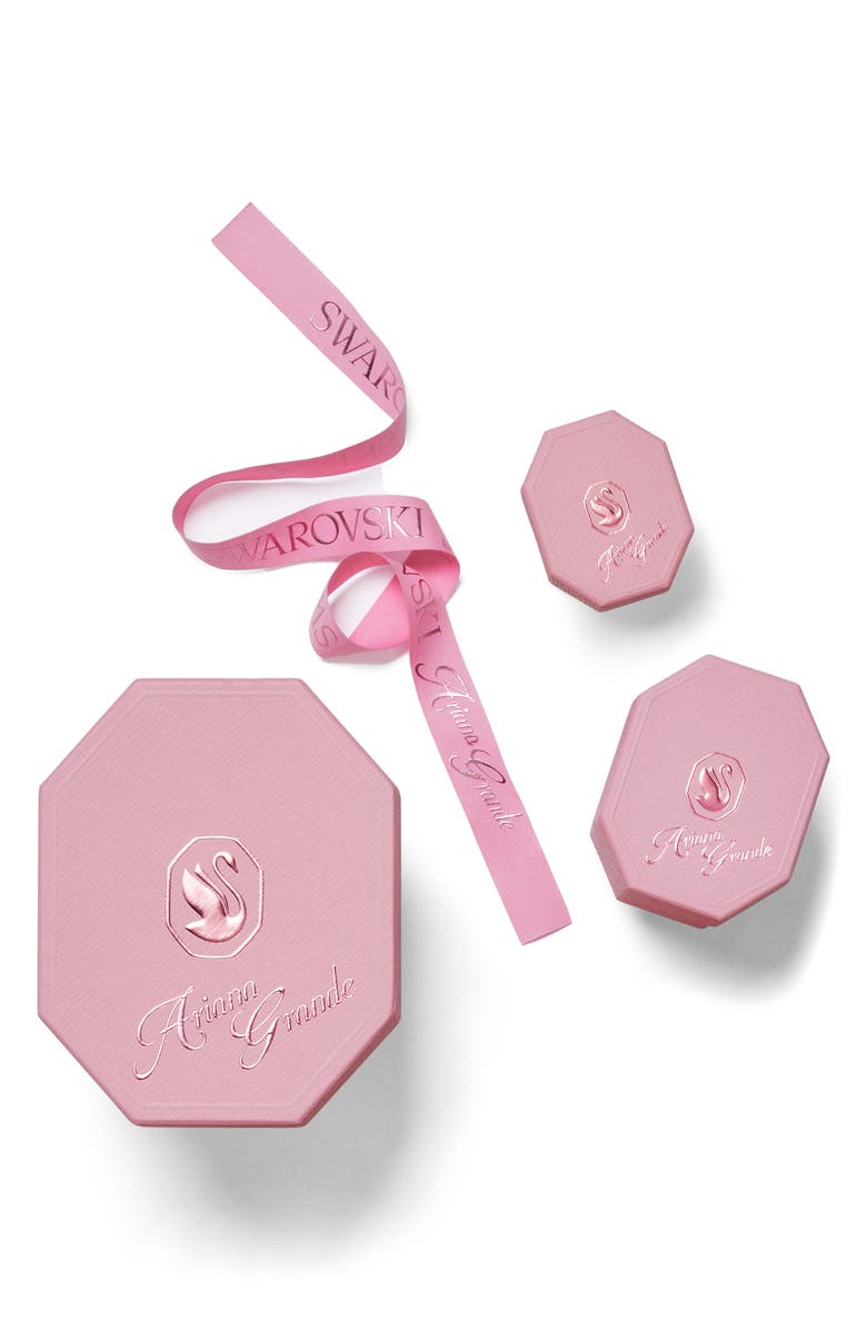 Swarovski x Ariana Grande Cubic Zirconia & Faux Pearl Adjustable Bracelet, Alternate, color, White