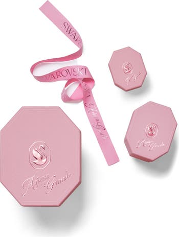 Swarovski Ariana Grande ピンク バッグ ショッパー Swarovski Ariana Grande ショッパー&ネックレスボックス - メルカリ