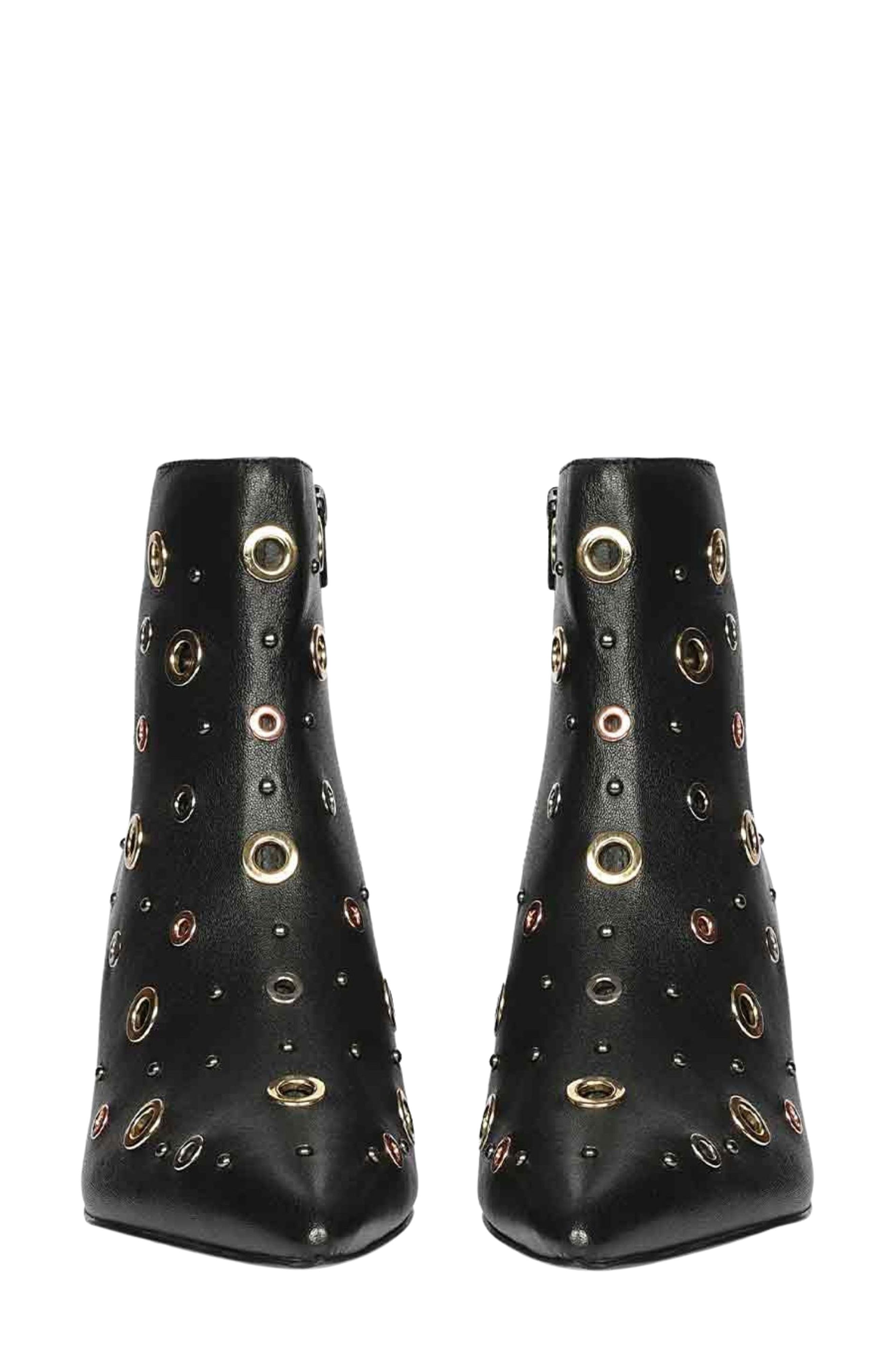 SAINT G Uru Pointed Toe Bootie, Alternate, color, Black