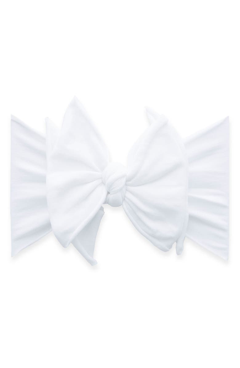 Baby Bling Fab-Bow-Lous Headband, Main, color, White