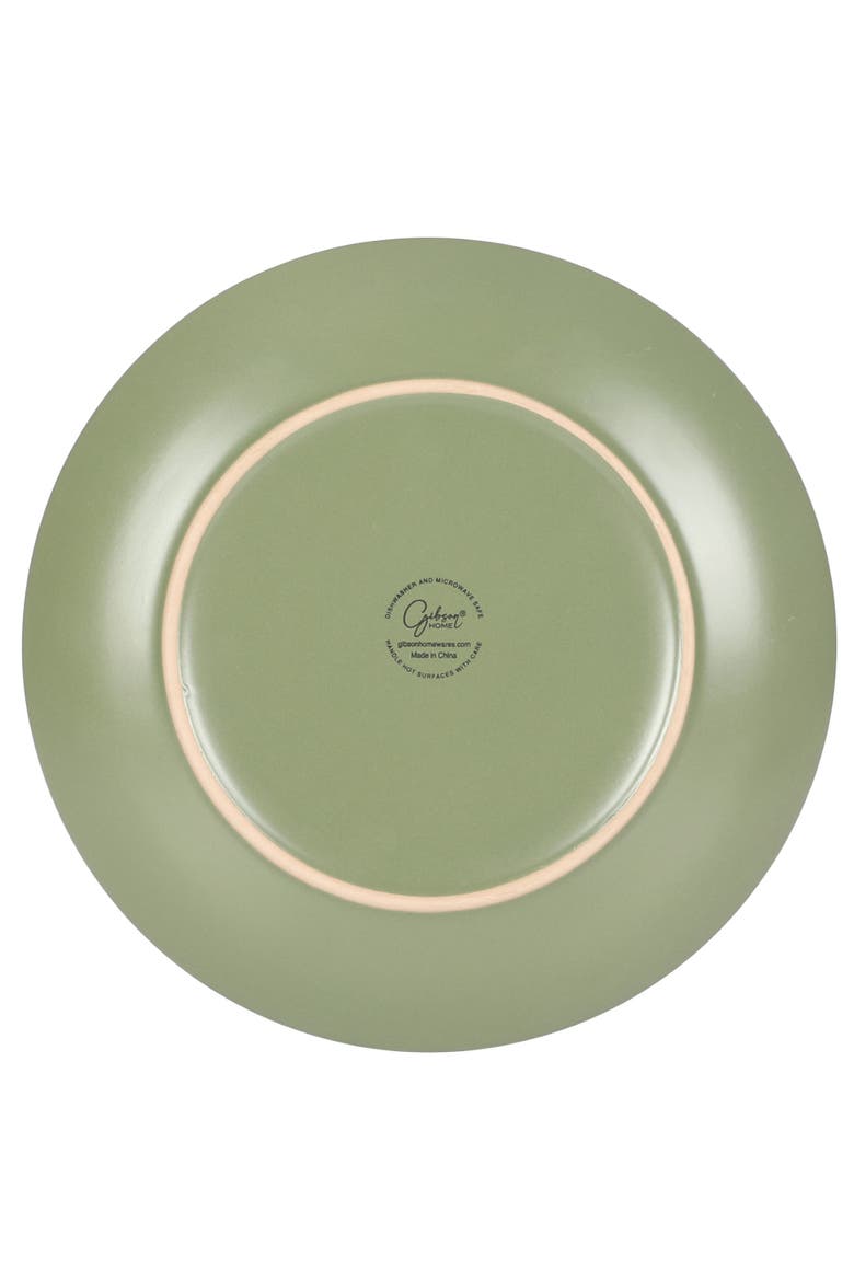 Queenslane Double Bowl Plates and Bowls Dinnerware Set, Alternate, color, Green