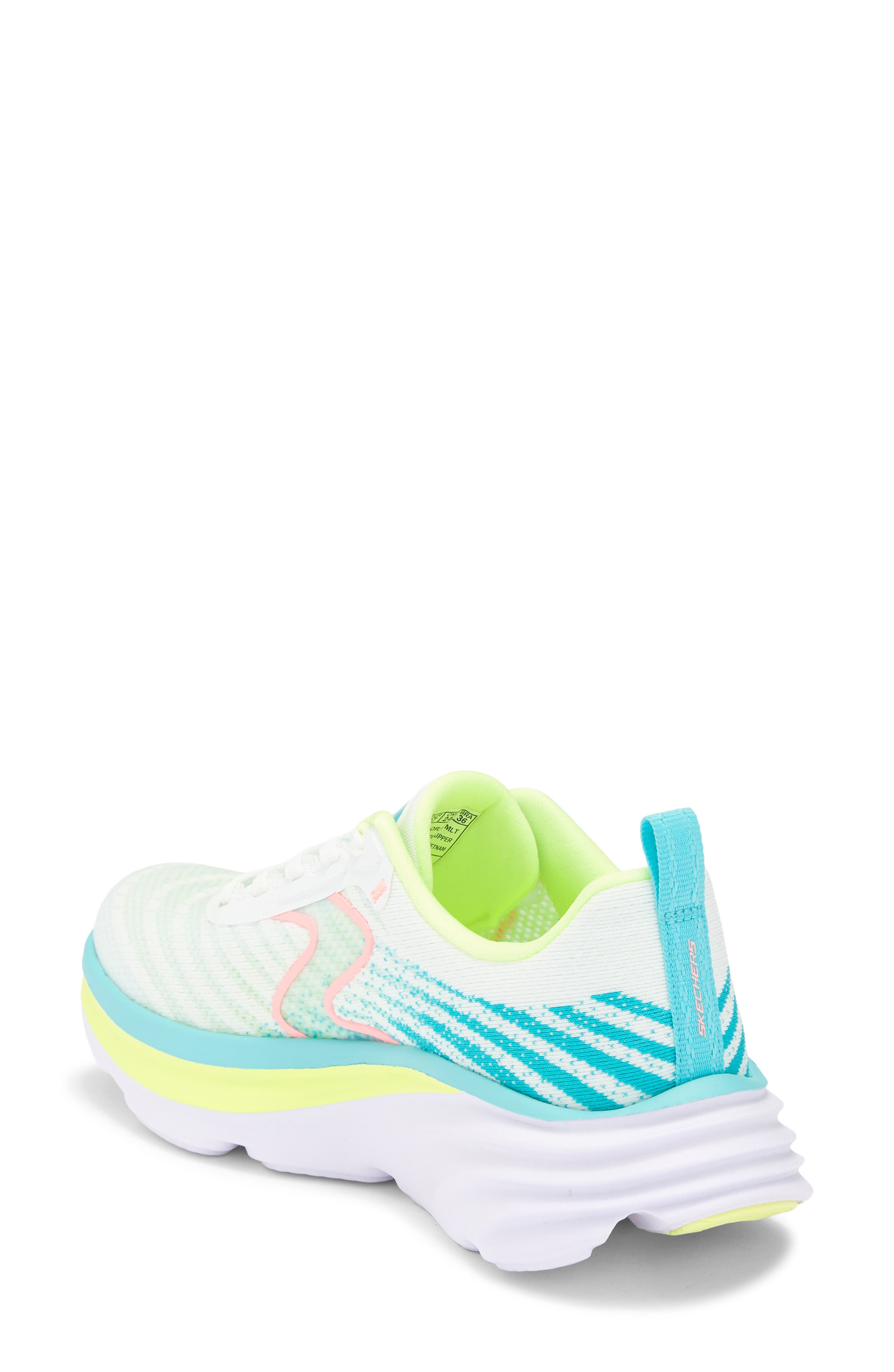 SKECHERS Relaxed Fit Deluxe Vapor Sneaker, Alternate, color, White Multi