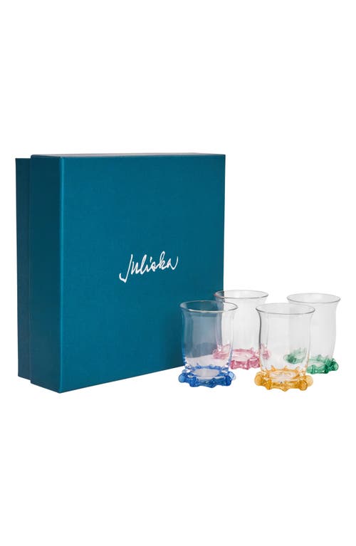 Juliska Harriet Set Of 4 Shot Glasses In Multi