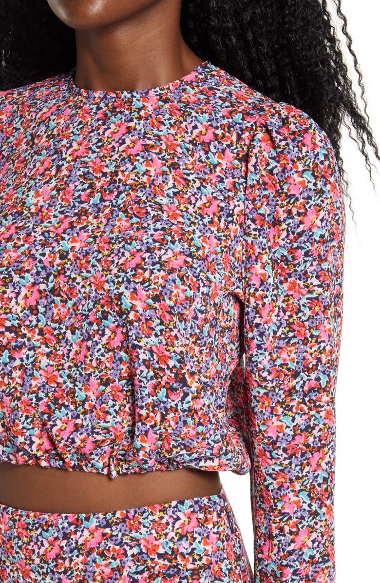 AFRM Reca Floral Tie Back Top, Alternate, color,