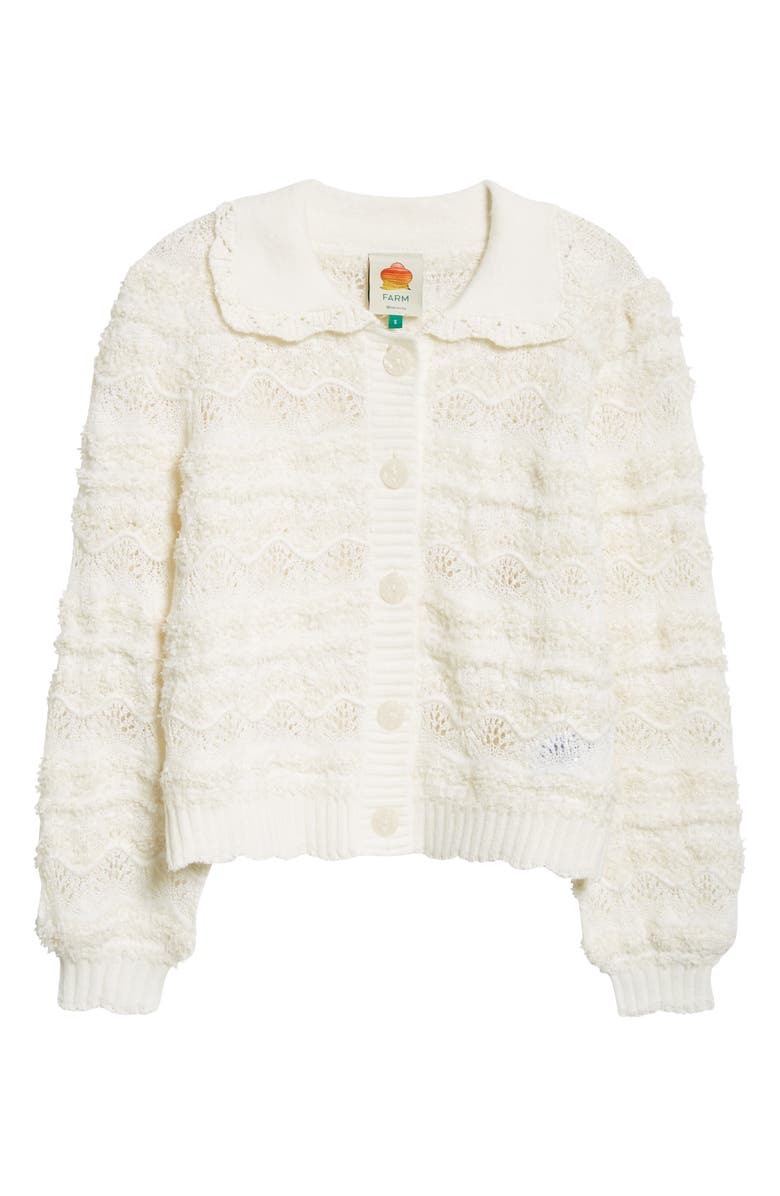 FARM Rio Mixed Stitch Cardigan, Main, color, 