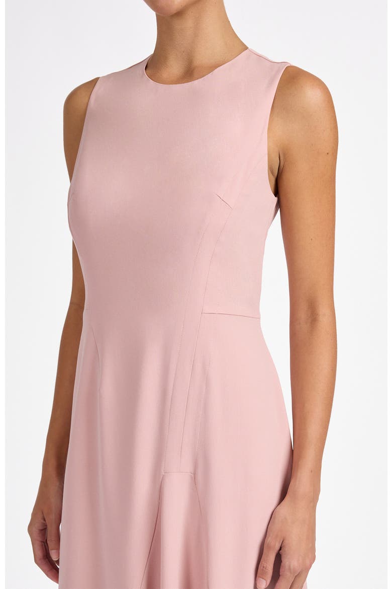 Kayla Sleeveless Asymmetric Fit and Flare Dress, Alternate, color, Sweet Pink