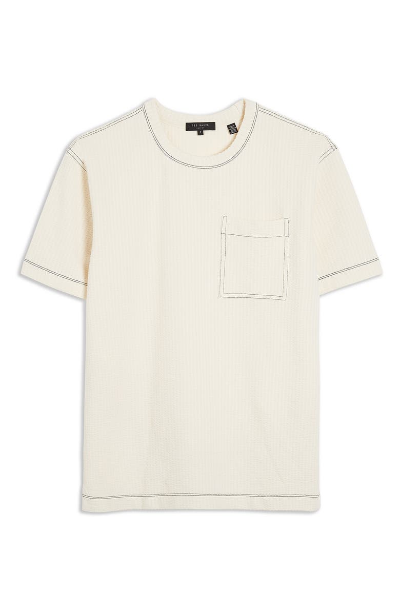 Ted Baker London Artizan Cotton Textured Knit Crewneck T-Shirt, Alternate, color,