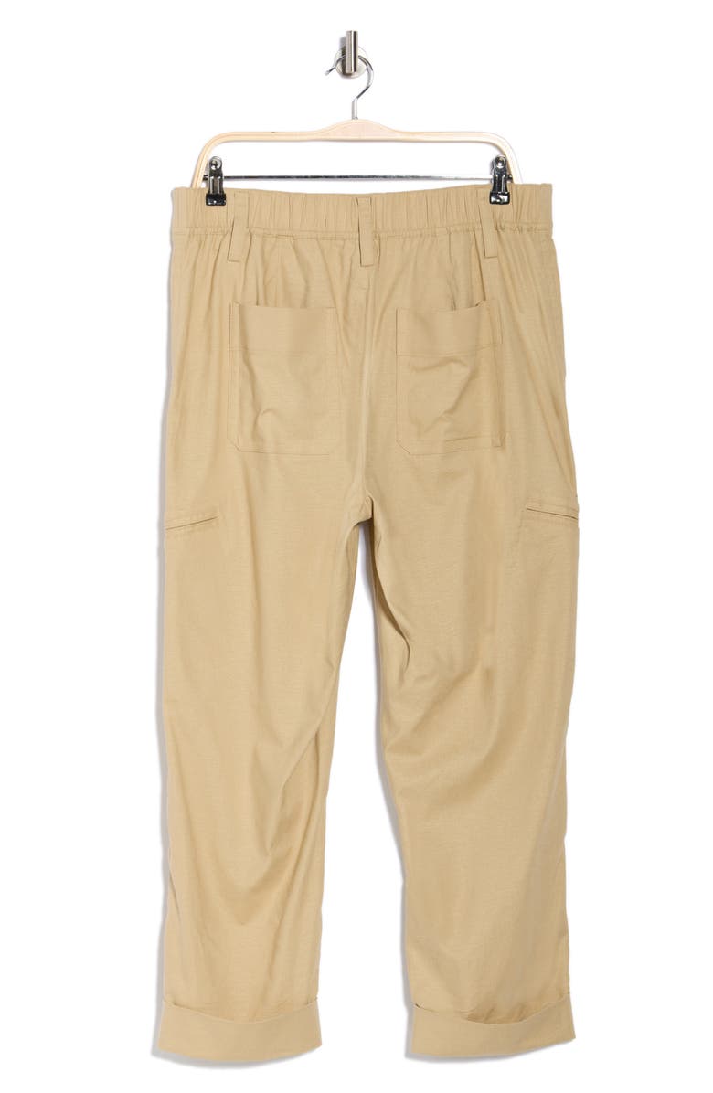 Vince Linen Blend Utility Pants, Alternate, color, Cliff Side
