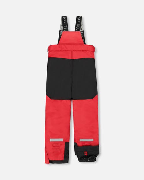 Deux Par Deux Boy Two-piece Teknik Snowsuit In Multi