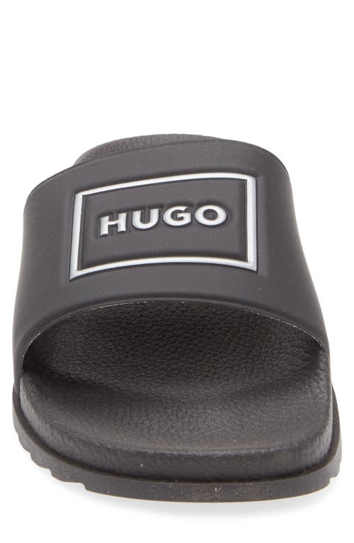 Hugo Boss Boss Match It Slide Sandal In Black
