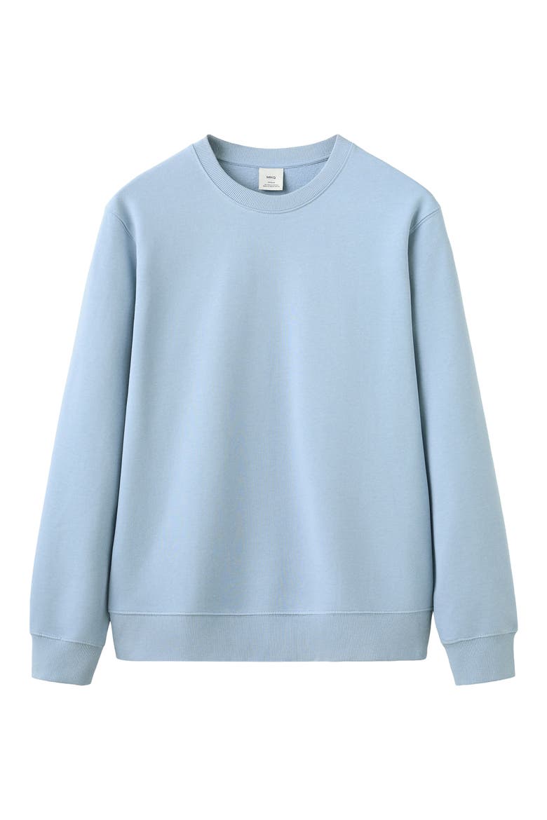 Regular Fit Cotton Sweatshirt, Alternate, color, SKY BLUE