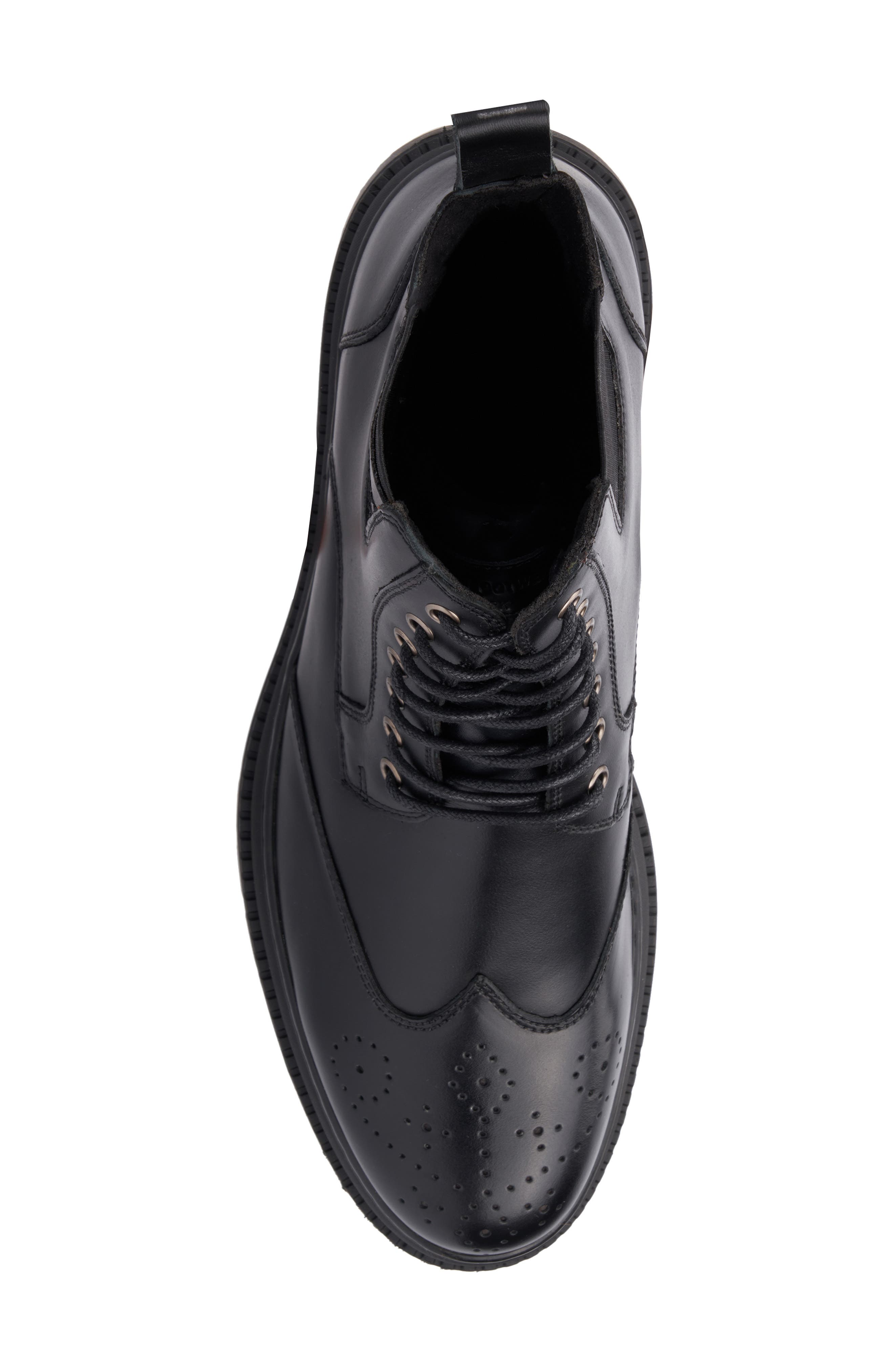 RESERVE FOOTWEAR Devon Lace-Up Boot, Alternate, color, Black