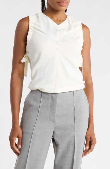 Ruched Sleeveless Shell