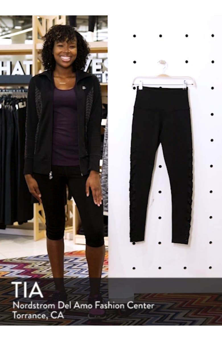 Laser Cut High Waist Leggings, sales video thumbnail