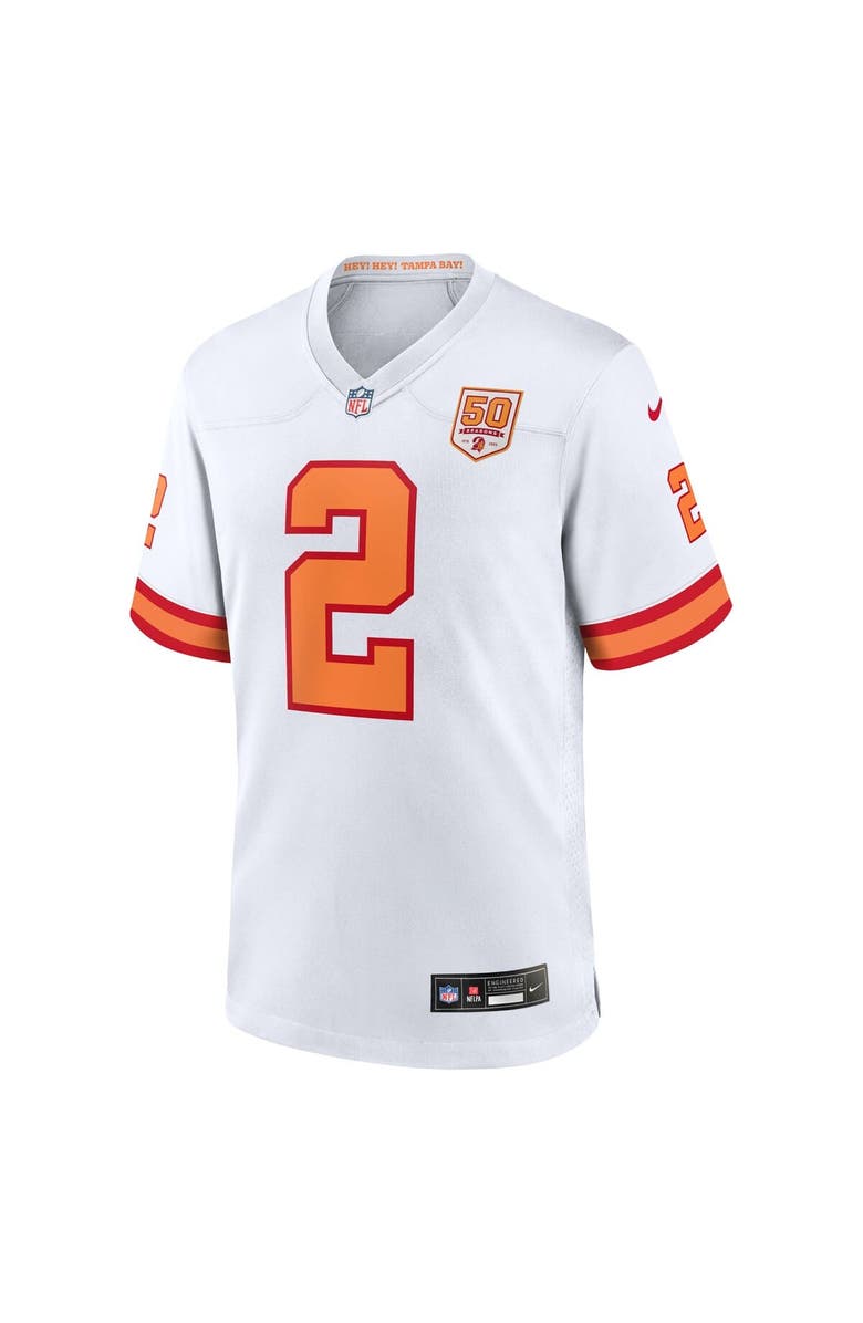 Nike Men's Nike Emeka Egbuka White '76 Tampa Bay Buccaneers Alternate 50th Season Game Jersey, Alternate, color, White