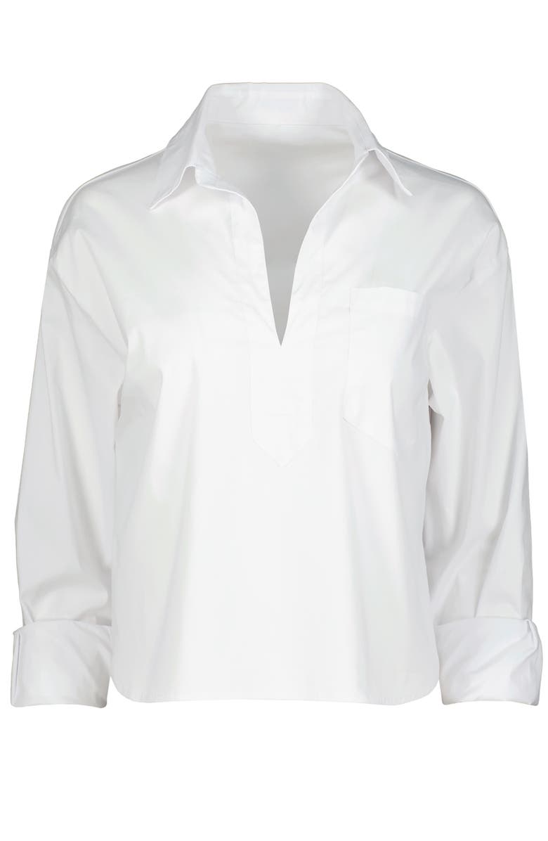 Bishop + Young Casey Poplin Pullover, Alternate, color, White