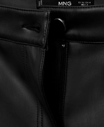 Connie Flared Faux Leather Pants