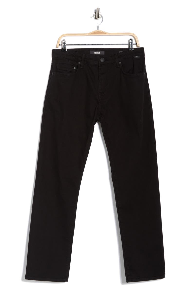Mavi Jeans Zach Straight Leg Jeans, Alternate, color, Black