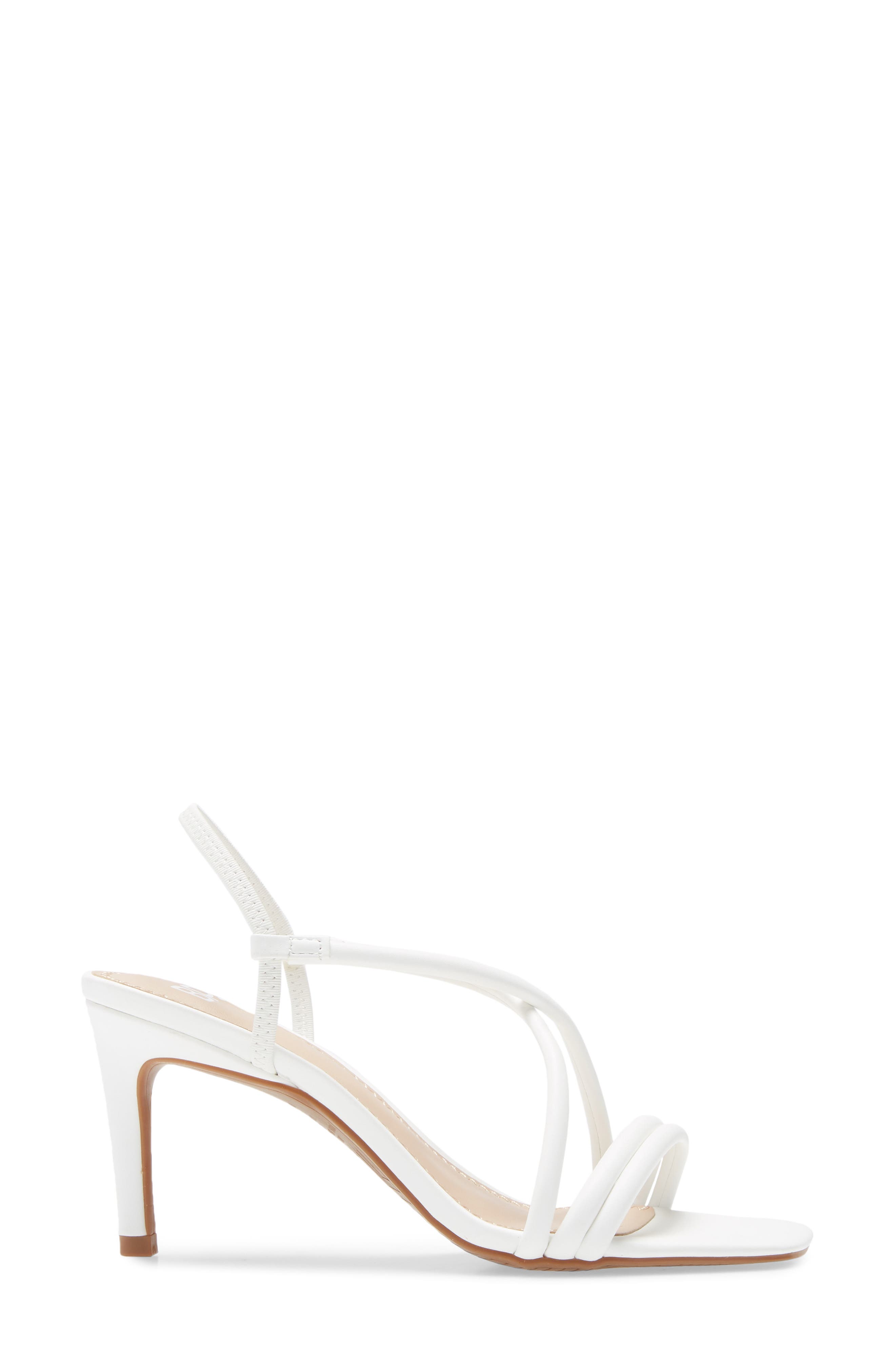 Billy Strappy Sandal, Alternate, color, WHITE FAUX LEATHER