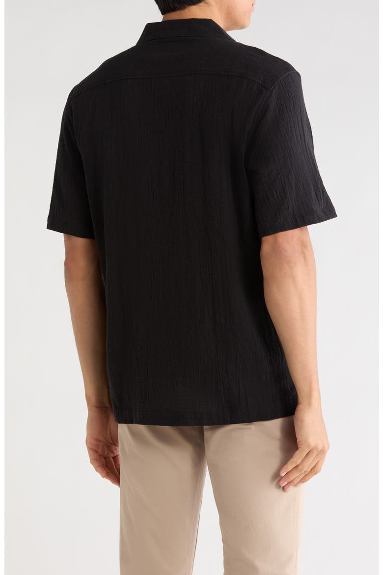 Embroidered Camp Shirt, Alternate, color, PHANTOM