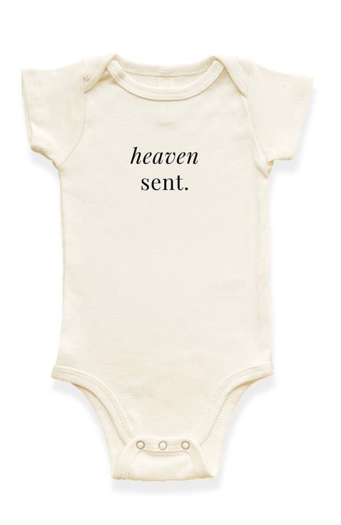 Heaven Sent Organic Cotton Baby Bodysuit