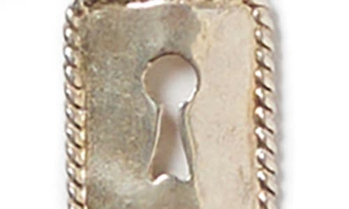 Chan Luu Mini Padlock Pendant Necklace In Silver