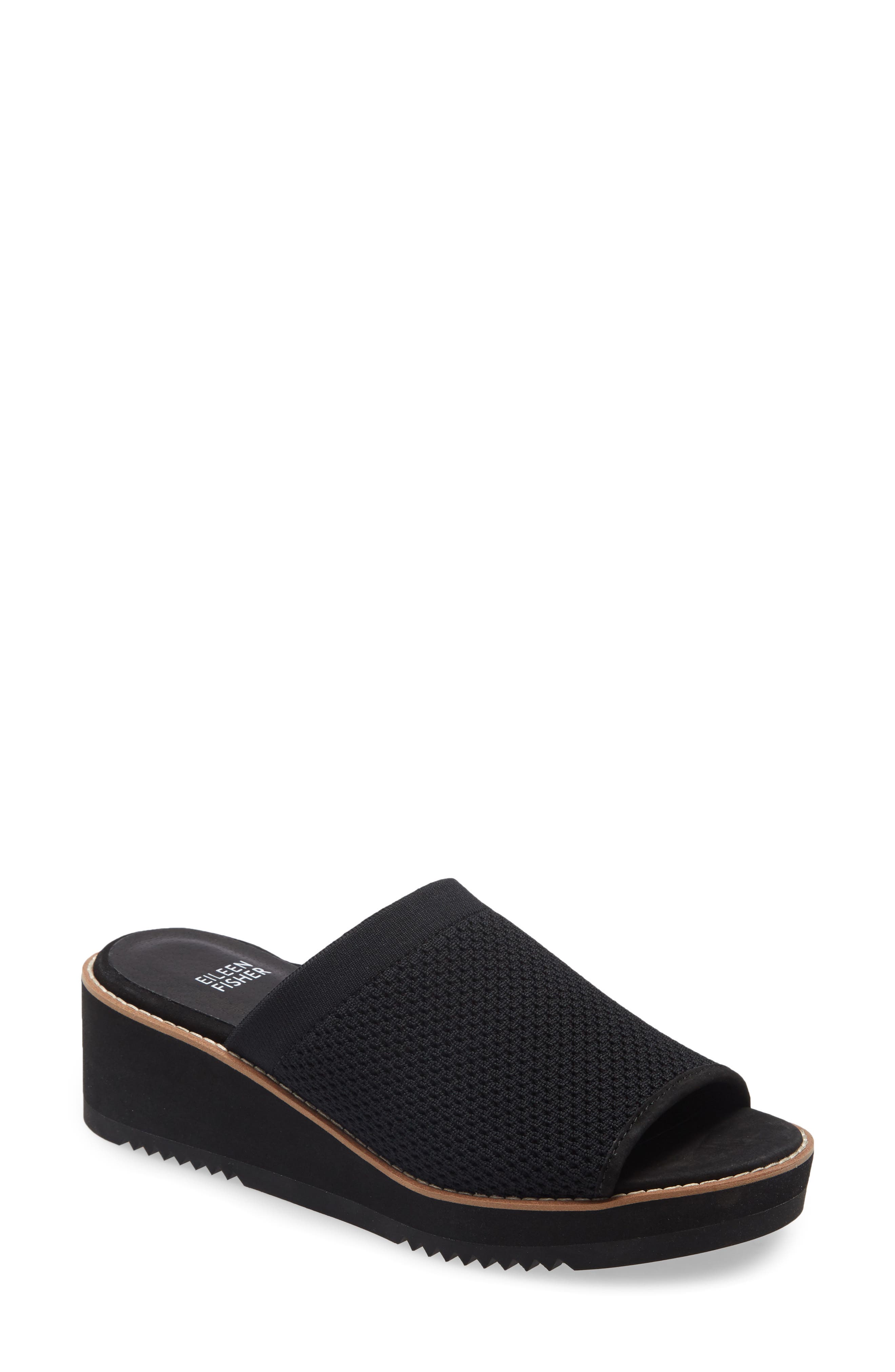 Eileen Fisher Telly Wedge Slide Sandal, Main, color, 