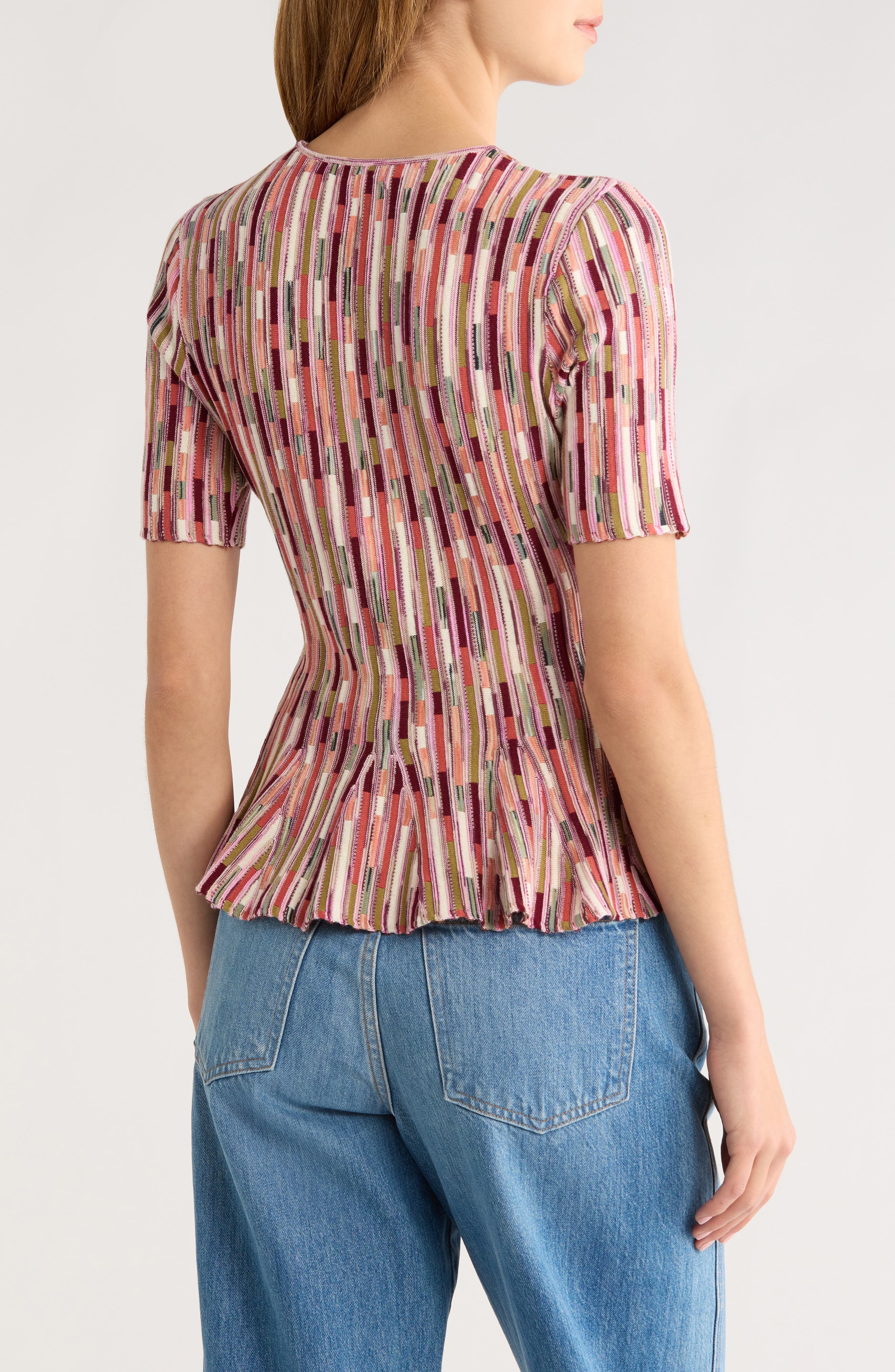 Samira Mulitcolor Short Sleeve Top - image 2