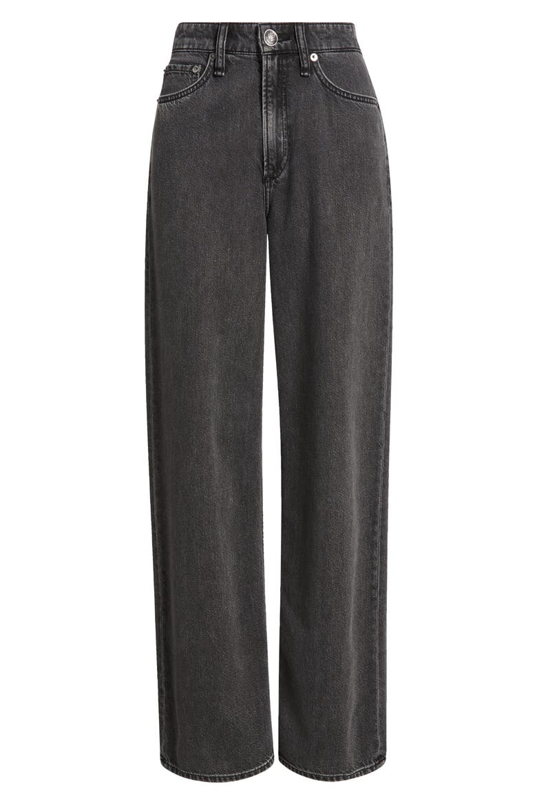 Featherweight Logan High Waist Wide Leg Jeans, Alternate, color, RAVEN